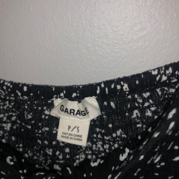 Small Black Dress with white dot pattern - Picture 5 of 6